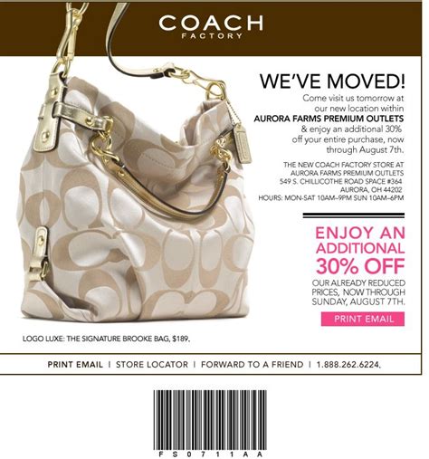 coupons coach outlet.